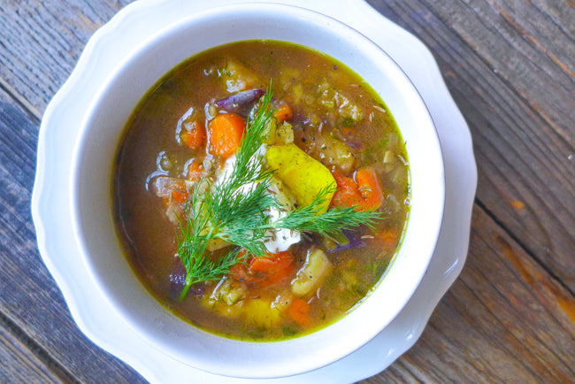 Hearty Golden Beet and Kohlrabi Stew