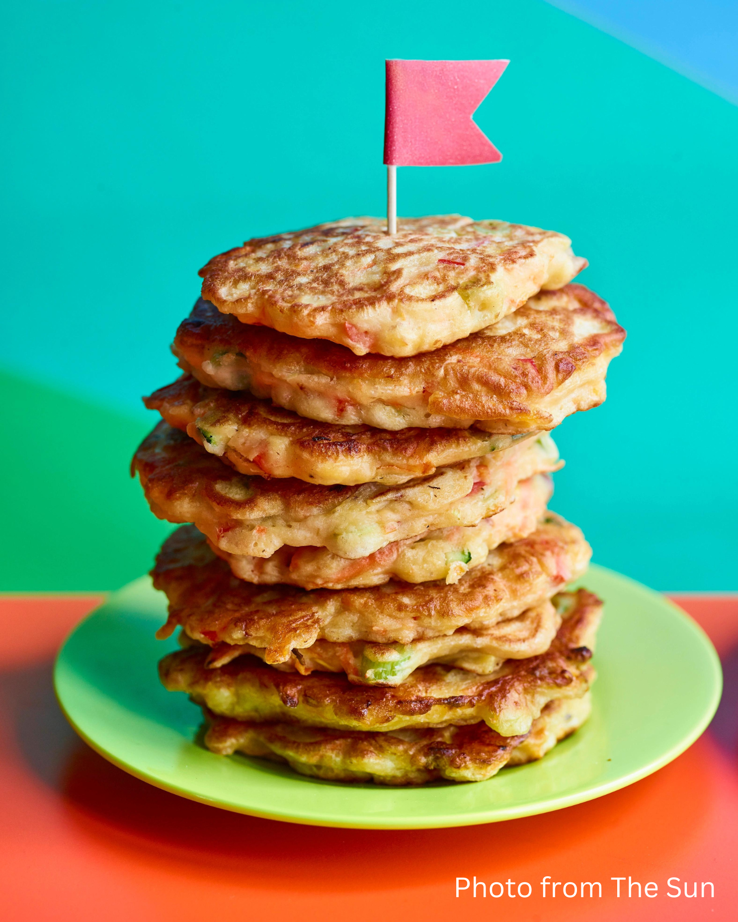 Rainbow Veggie Pancake