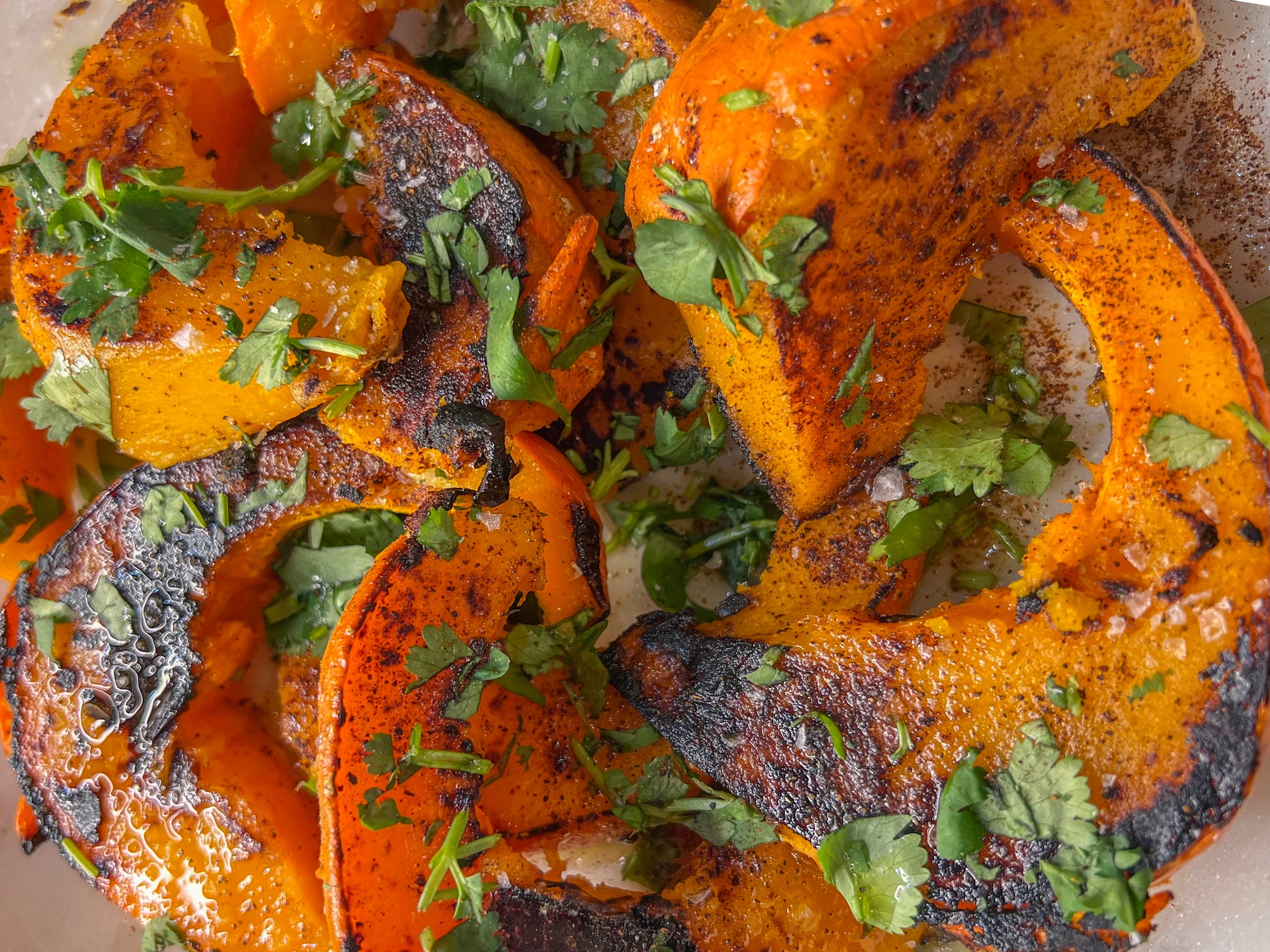 Anais Goldberg's Charred Kabocha Squash with Chipotle Dust