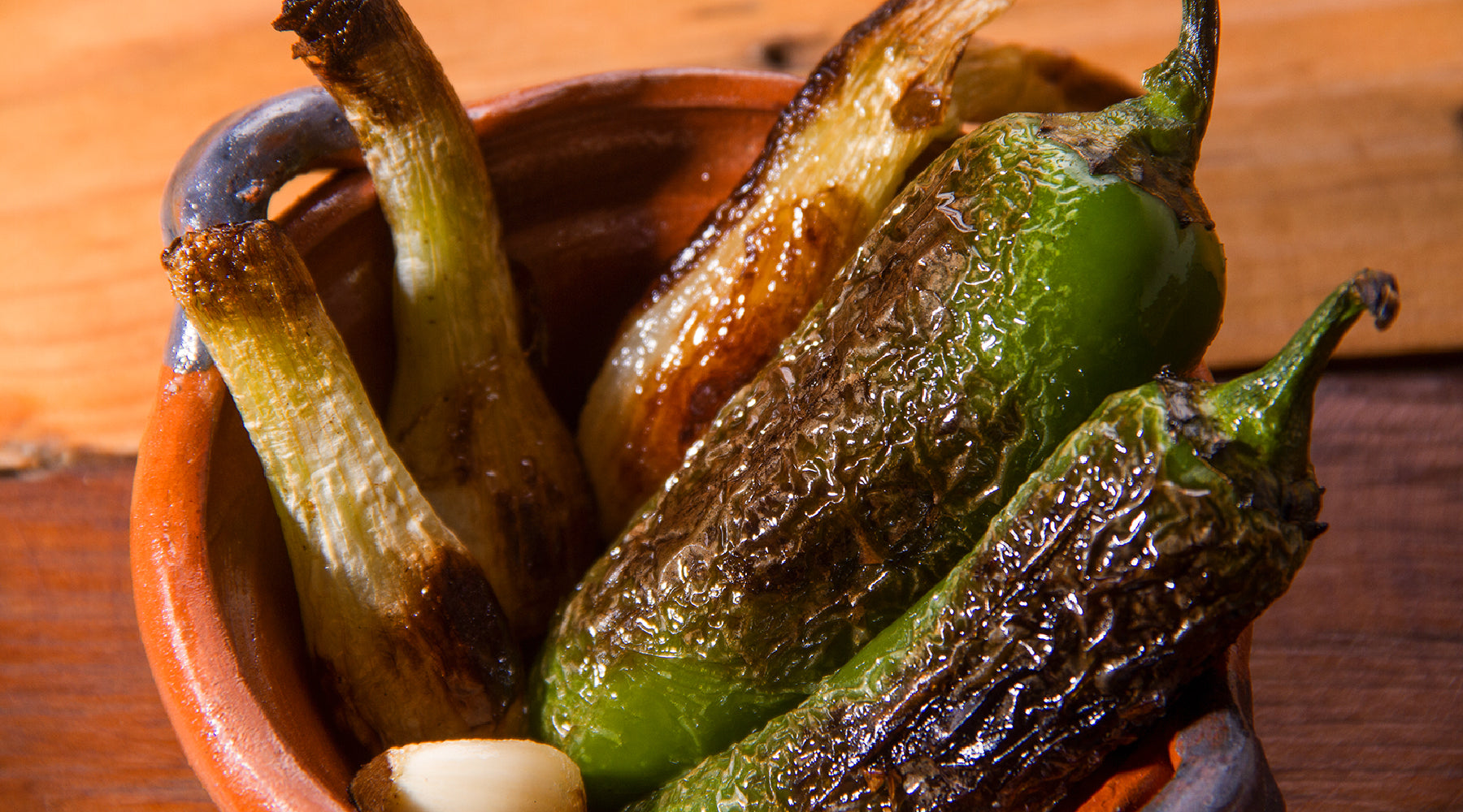 Blistered Mexican Peppers / Chiles Toreados